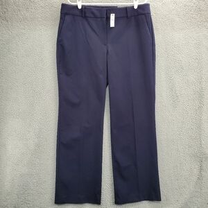 Talbots Newport Pants Trousers Womens Size 16 Blue Navy